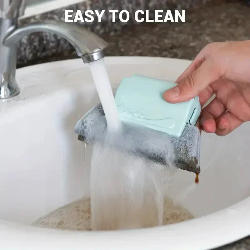 2-in-1 Groove Cleaning Tool Creative Window Groove Cleaning Cloth Window Cleaning Brush Windows Slot Cleaner Brush Groove Brush