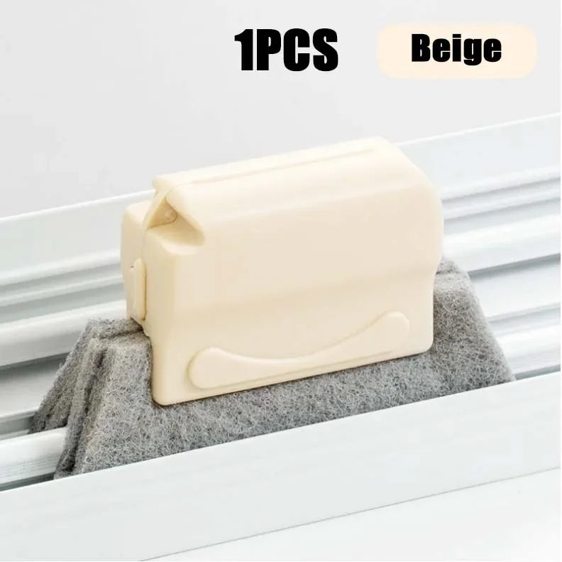 2-in-1 Groove Cleaning Tool Creative Window Groove Cleaning Cloth Window Cleaning Brush Windows Slot Cleaner Brush Groove Brush