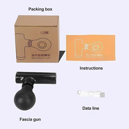 Xiaomi Portable Fascial Massage Gun Massager For Body Neck Back Deep Tissue Muscle Relaxation Pain Relief Tool Small Handheld
