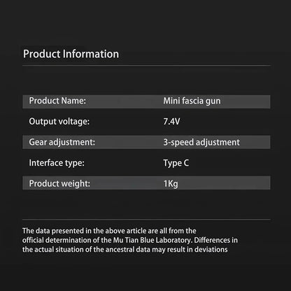 Xiaomi Portable Fascial Massage Gun Massager For Body Neck Back Deep Tissue Muscle Relaxation Pain Relief Tool Small Handheld