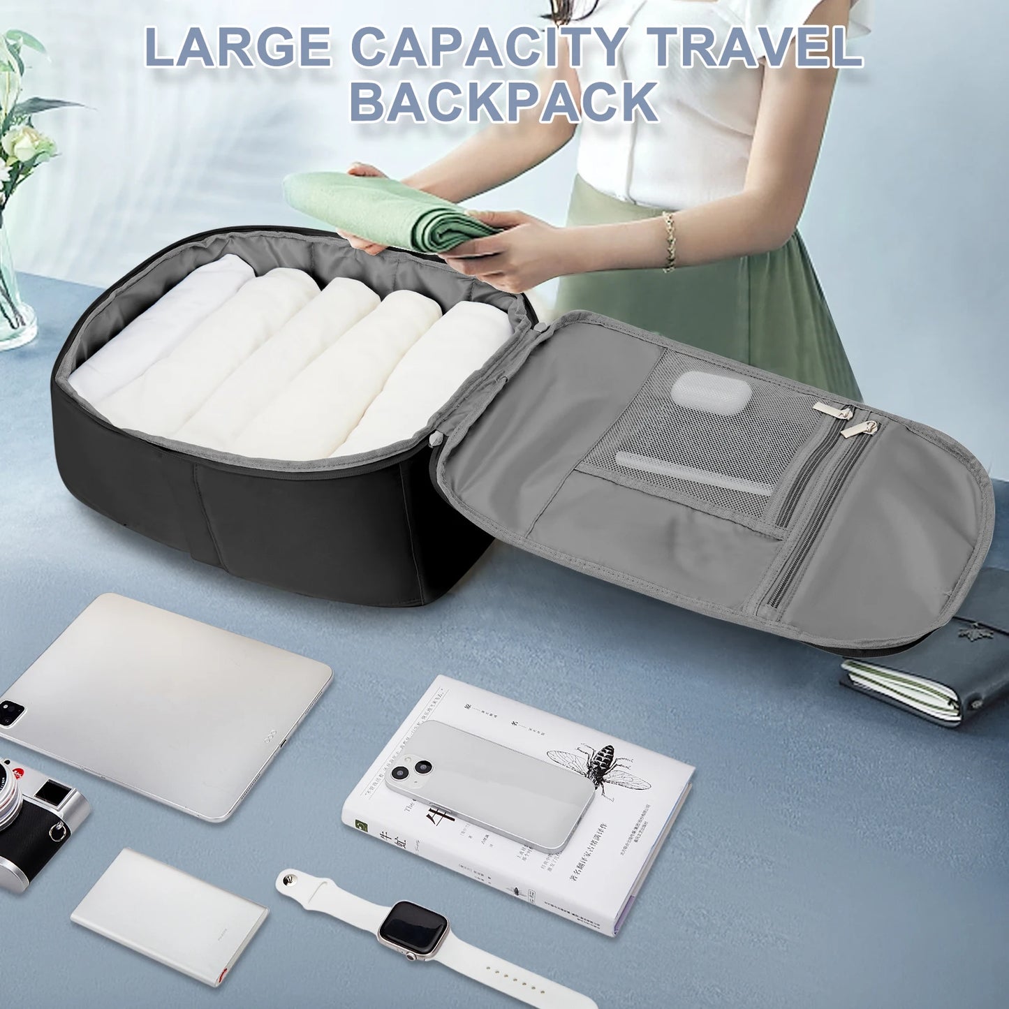 Plecak podróżny kabinowy 40×20×25 cm – idealny do Ryanair, EasyJet i innych linii lotniczych