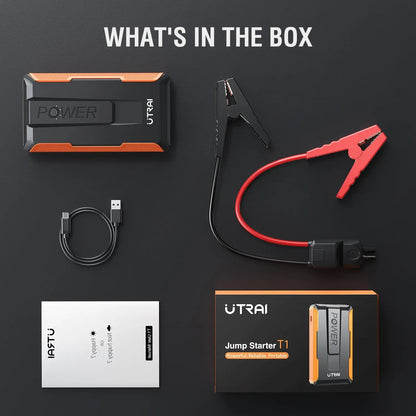 UTRAI Auto Jump Starter 1400A – przenośny booster akumulatora i power bank 2w1