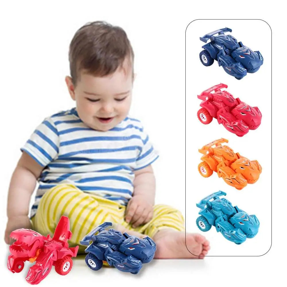 Car Inertial Sliding Dino Car Dinosaur Robot Car Toy Deformation Car Dinosaur Deformation Car Transformer Dinosaur Car