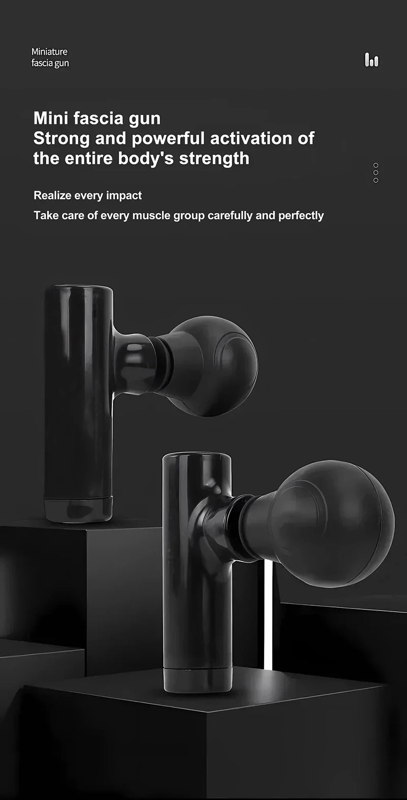 Xiaomi Portable Fascial Massage Gun Massager For Body Neck Back Deep Tissue Muscle Relaxation Pain Relief Tool Small Handheld