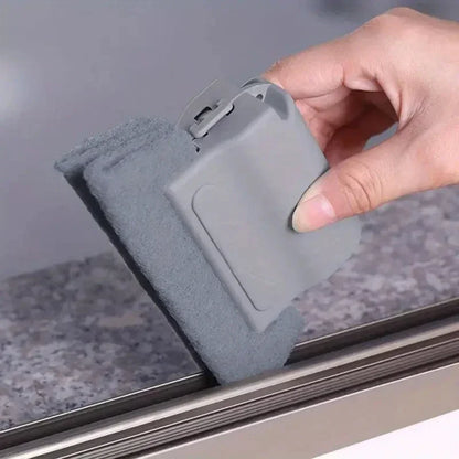 2-in-1 Groove Cleaning Tool Creative Window Groove Cleaning Cloth Window Cleaning Brush Windows Slot Cleaner Brush Groove Brush