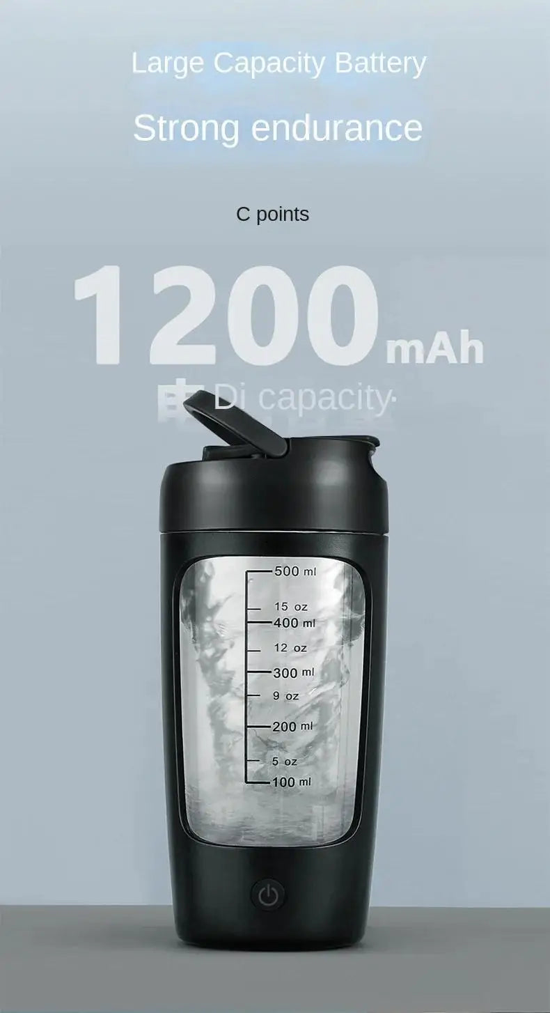 Electric Protein Powder Blender Cup Fully Automatic Type C Rechargeable Shaker Milkshake Sports Accompanying Fitness Blender