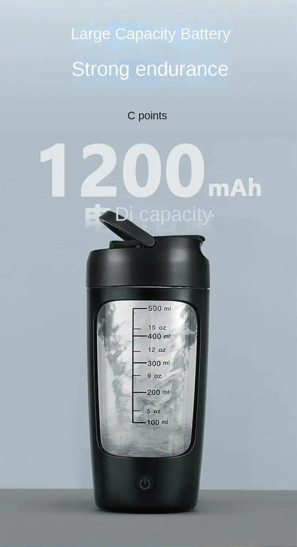 Electric Protein Powder Blender Cup Fully Automatic Type C Rechargeable Shaker Milkshake Sports Accompanying Fitness Blender