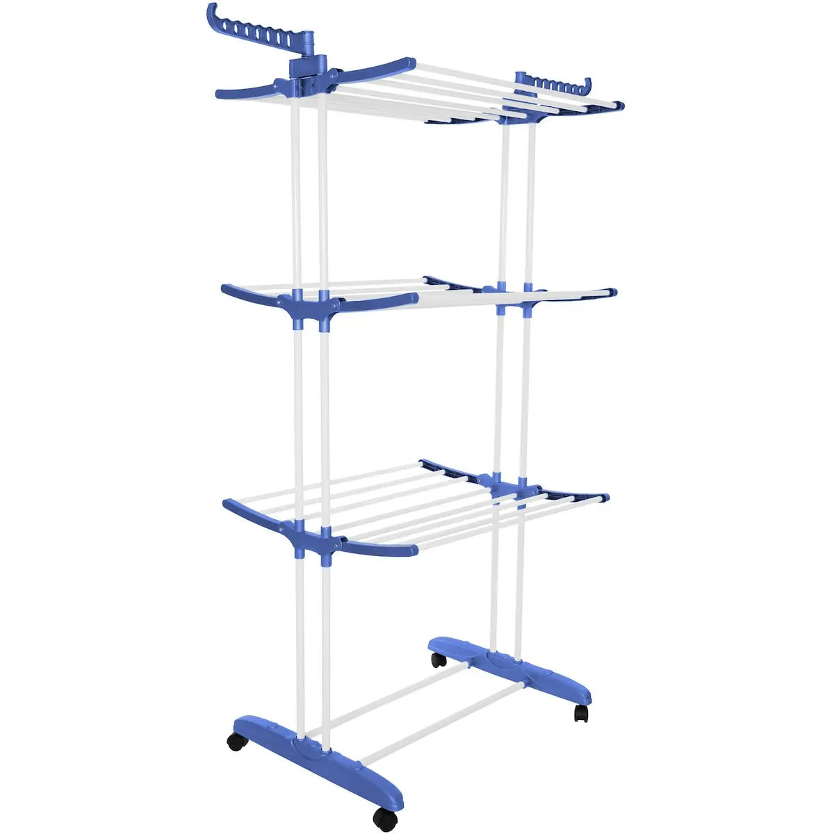 Springos® Suszarka balkonowa składana pionowa 170x75,5x57 cm – skuteczne suszenie dla całej rodziny