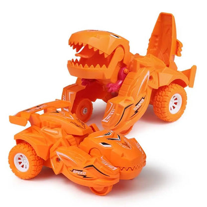 Car Inertial Sliding Dino Car Dinosaur Robot Car Toy Deformation Car Dinosaur Deformation Car Transformer Dinosaur Car