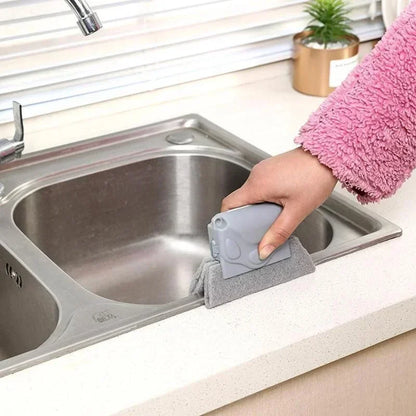 2-in-1 Groove Cleaning Tool Creative Window Groove Cleaning Cloth Window Cleaning Brush Windows Slot Cleaner Brush Groove Brush