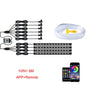 Neonowe LED RGB KIEND – 6w1, 8m, Oświetlenie Ambientowe do Samochodu z Sterowaniem Aplikacją