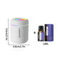 180ML Nawilżacz Powietrza USB z Aromaterapią i LED – Mini Dyfuzor Olejków do Samochodu, Domu i Biura.